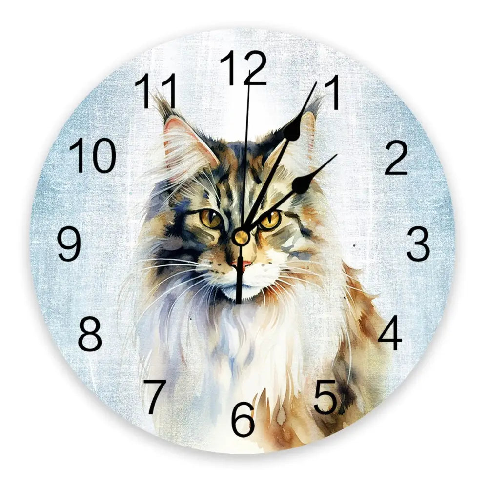 Horloge Chat Portrait - 25 cm - Horloge Chat