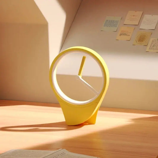 Horloge Design à Poser - Jaune