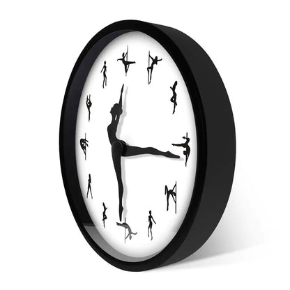 Horloge Design Danse - Avec cadran - Horloge Tête de Mort