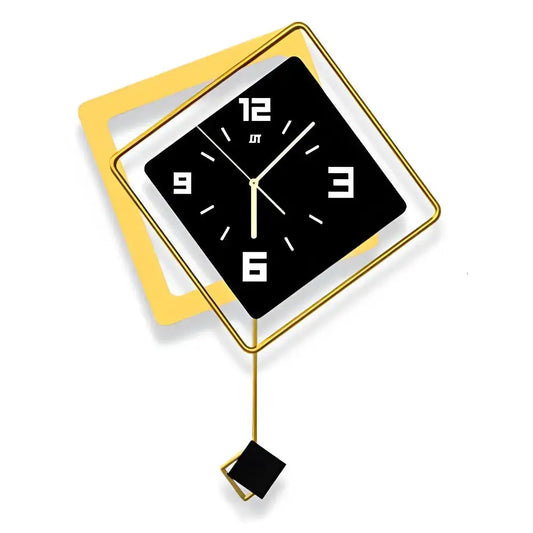 Horloge Design Original Luxeux - Noir - Horloge Design