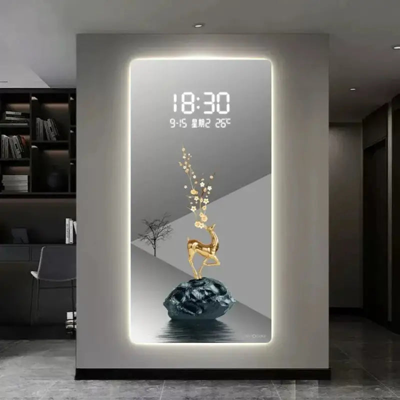 Horloge Digitale Murale Grand Format - Design 1 / 80x40cm