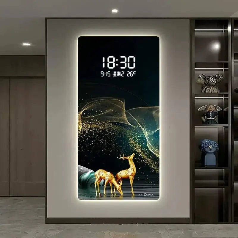 Horloge Digitale Murale Grand Format - Design 2 / 80x40cm