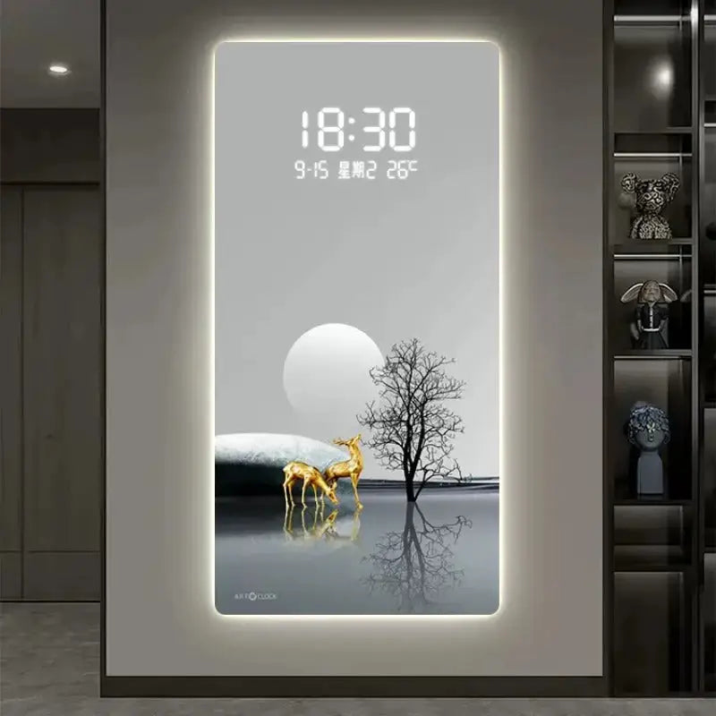 Horloge Digitale Murale Grand Format - Design 4 / 80x40cm