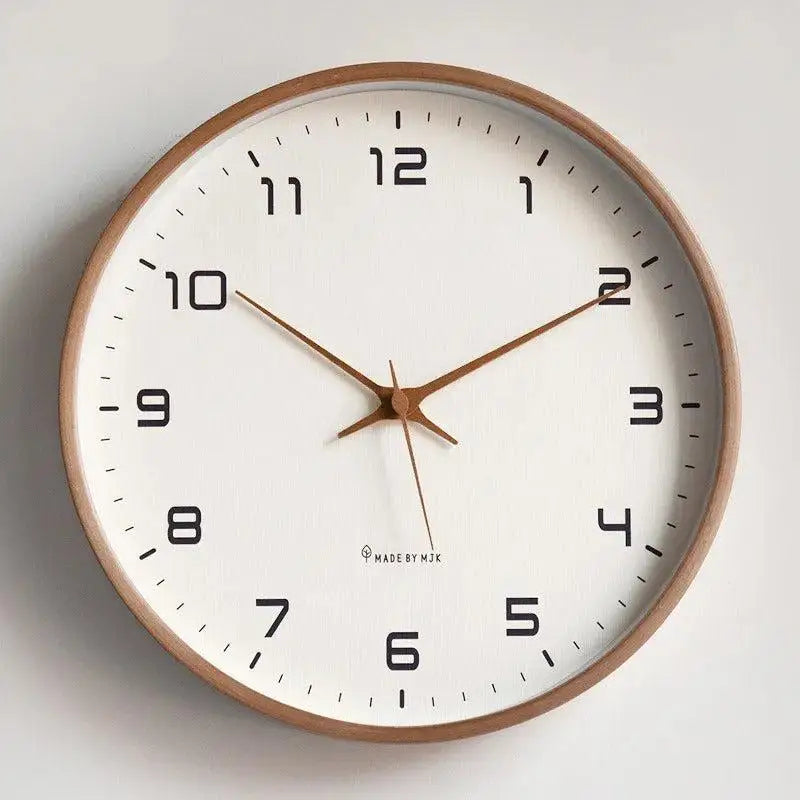 Horloge en Bois - Café / 25cm