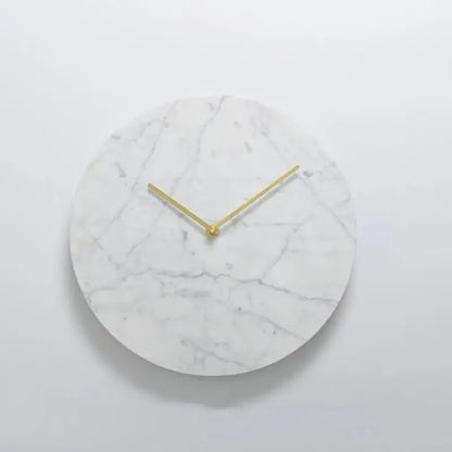 Horloge en Marbre Blanc