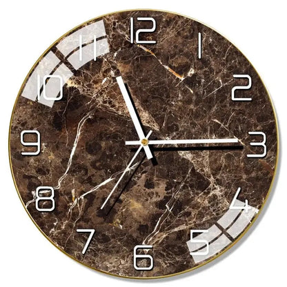 Horloge en Marbre - Marron d’Inde