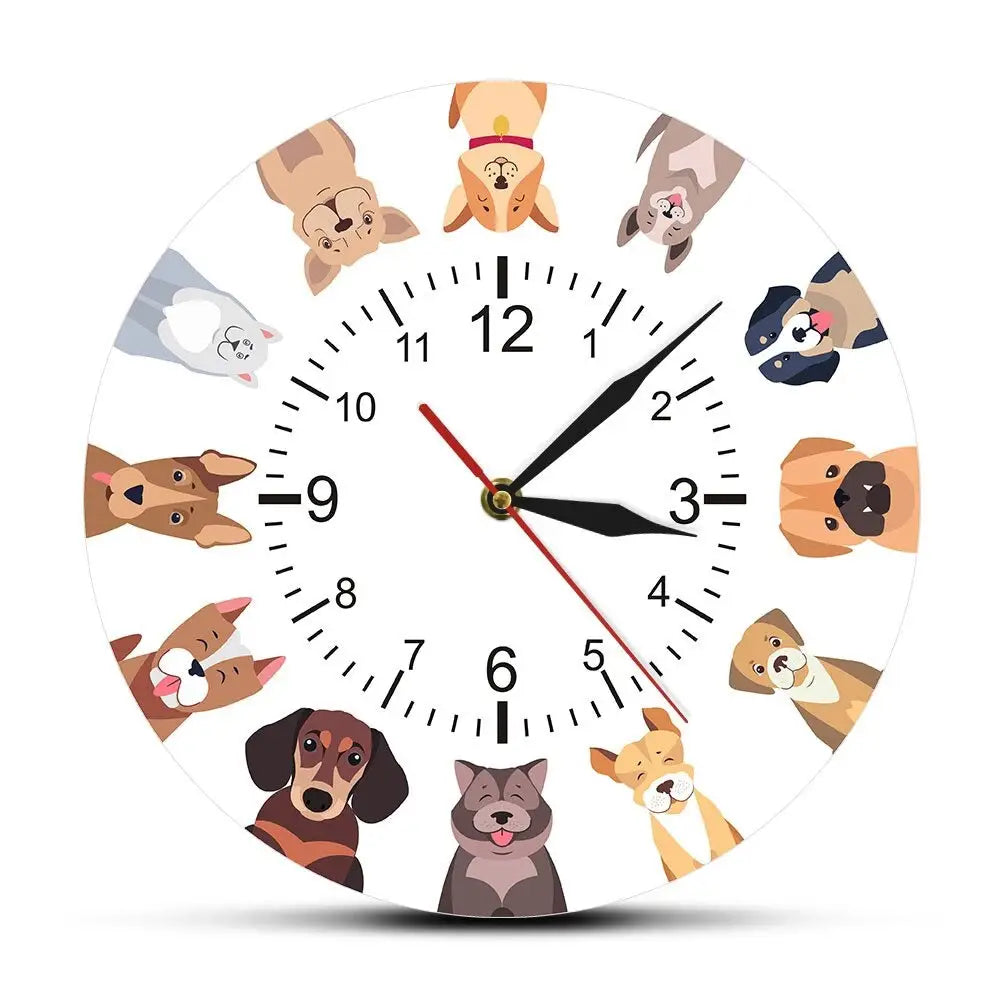 Horloge Enfant Chien - Sans cadran - Horloge Enfant