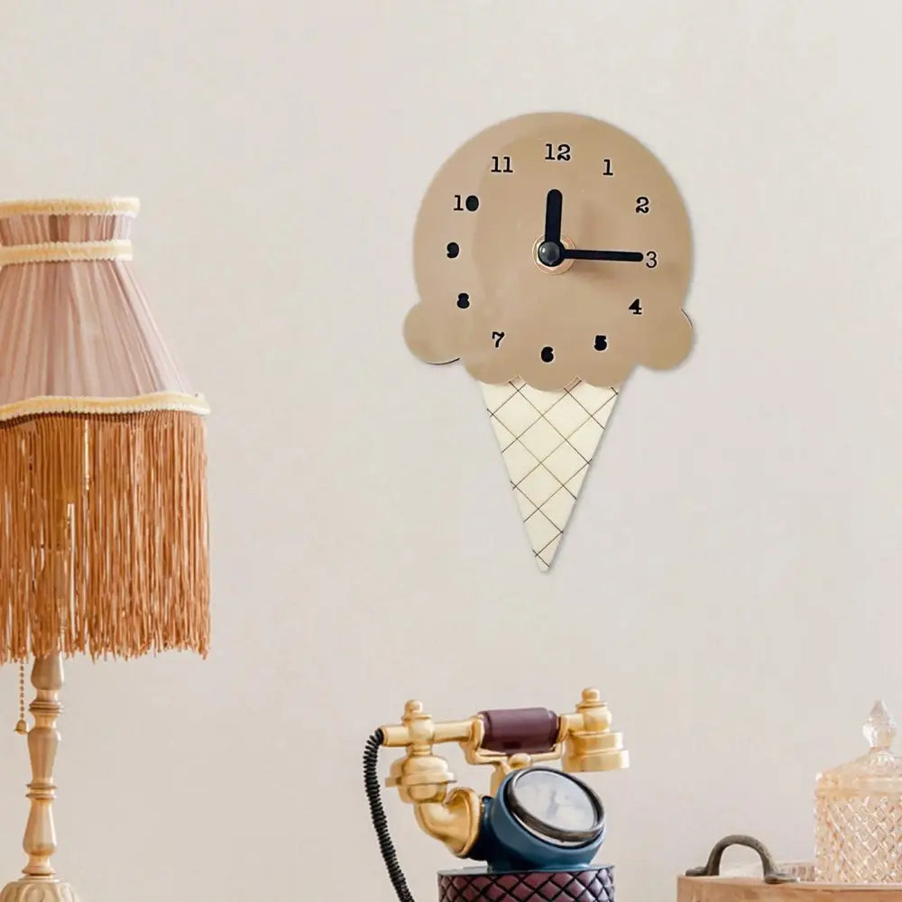 Horloge Enfant Glace - Brun