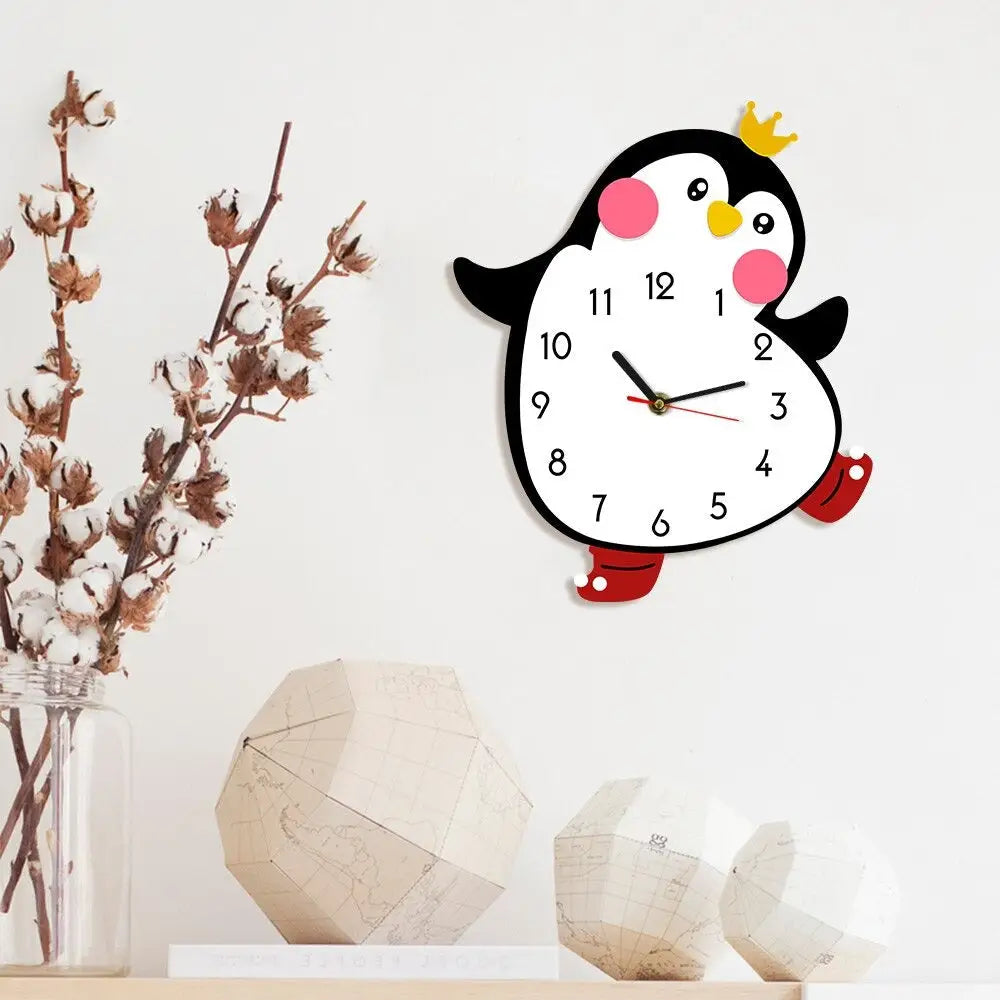 Horloge Enfant Pingouin - Horloge Enfant