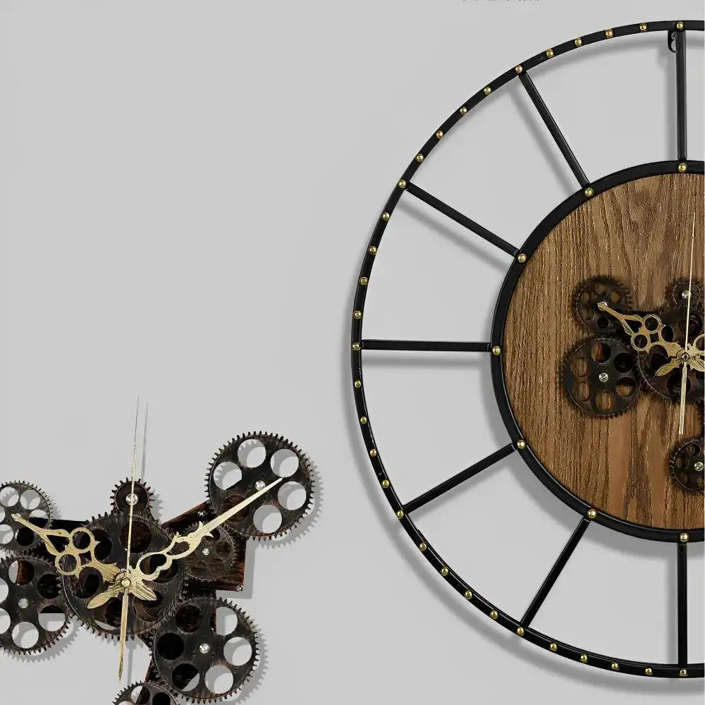 Horloge Engrenage Tournant