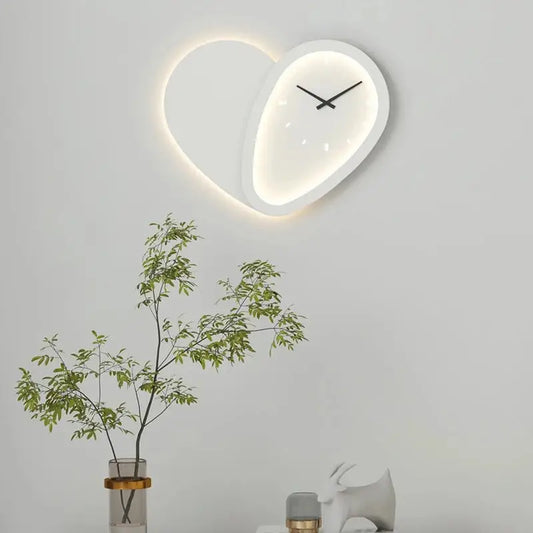 Horloge Led Murale - Blanc / Blanche