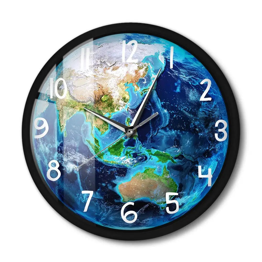 Horloge LED Terre - Horloge LED