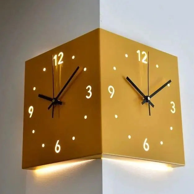 Horloge Lumineuse - Moutarde