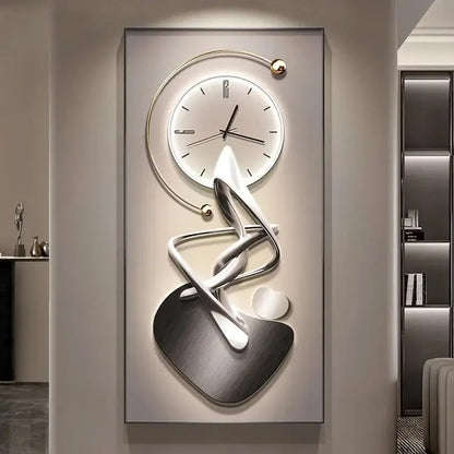 Horloge Luxe - Gris clair / 40x80cm