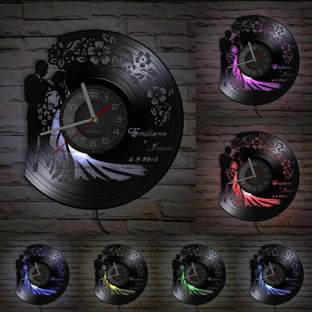 Horloge Mariage - Style 3 / Avec led