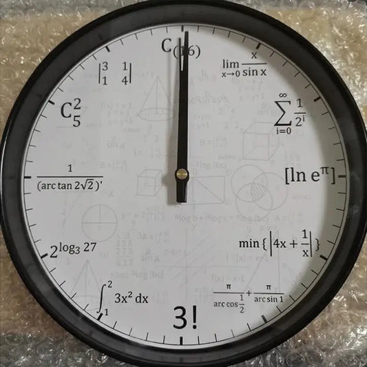 Horloge Maths - 20cm