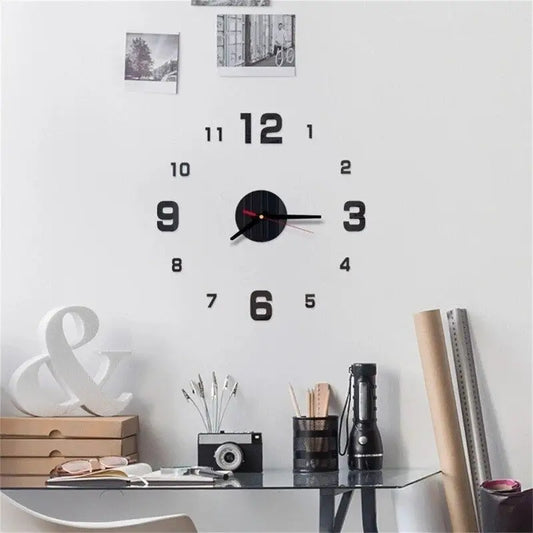 Horloge Murale 3D Chiffres Arabes - Horloge Design