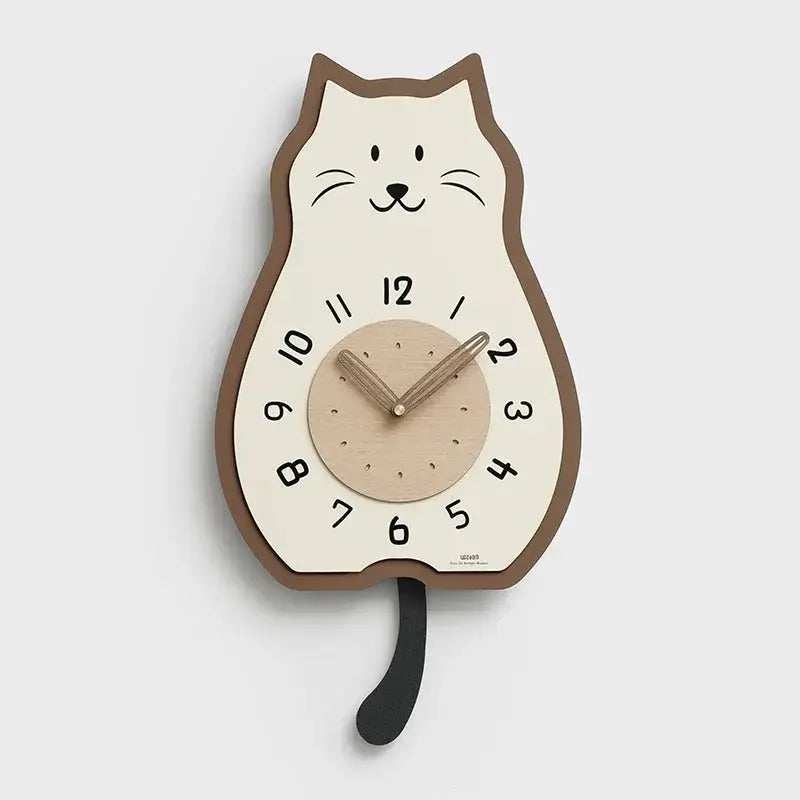 Horloge Murale Avec Chat