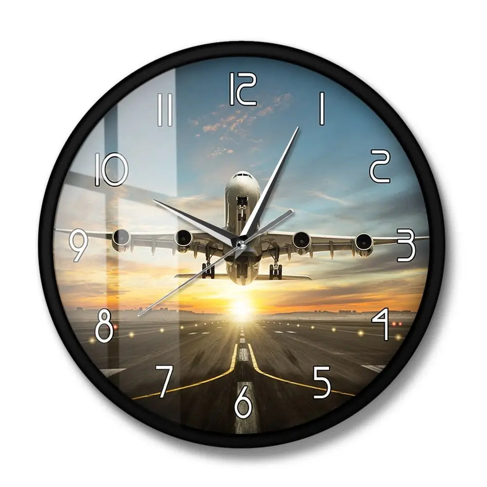 Horloge Murale Avion - Avec cadran - Horloge Originale