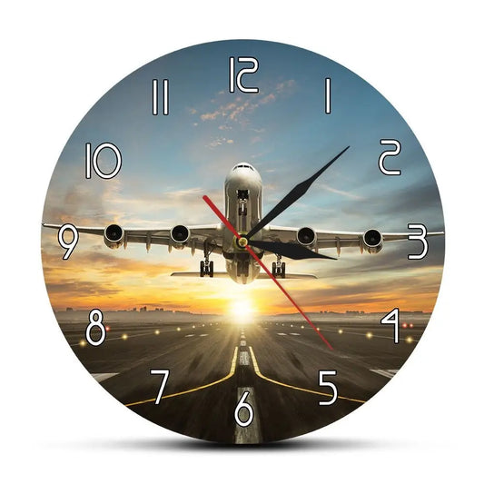 Horloge Murale Avion - Sans cadran - Horloge Originale