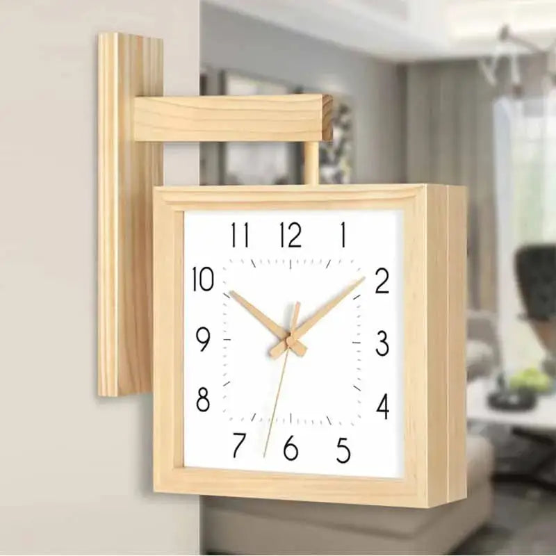 Horloge Murale Bois Design - Bois 1