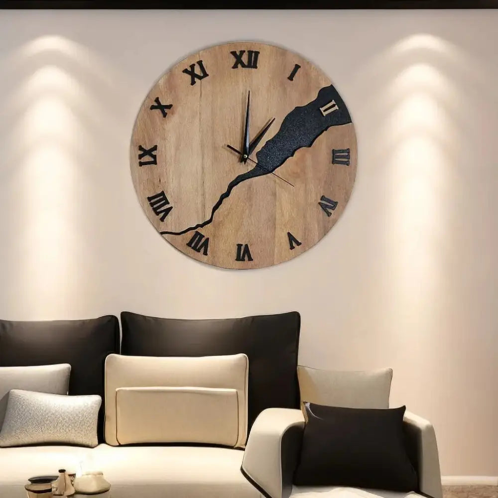 Horloge Murale Bois Rustique