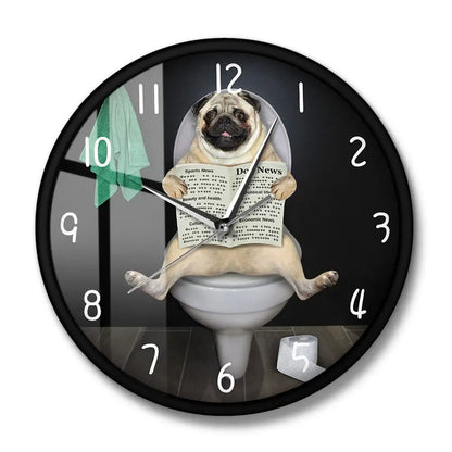 Horloge Murale Bouledogue - Avec cadran - Horloge Originale