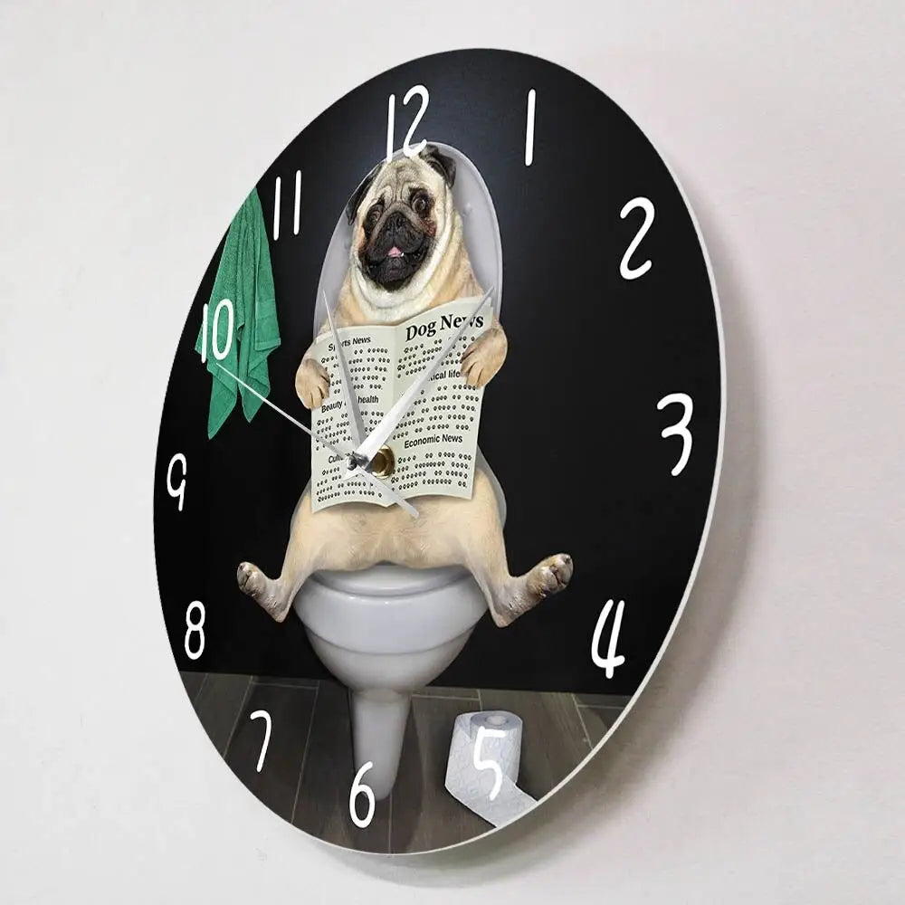 Horloge Murale Bouledogue - Horloge Originale