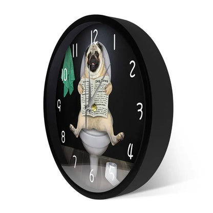 Horloge Murale Bouledogue - Horloge Originale