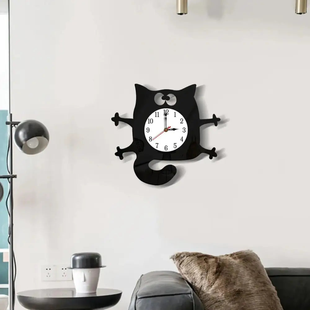 Horloge Murale Chat