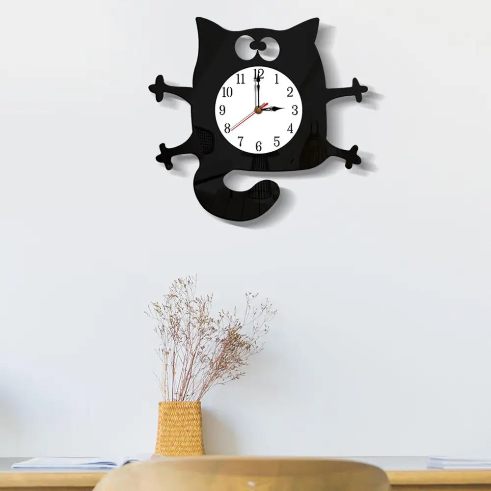 Horloge Murale Chat