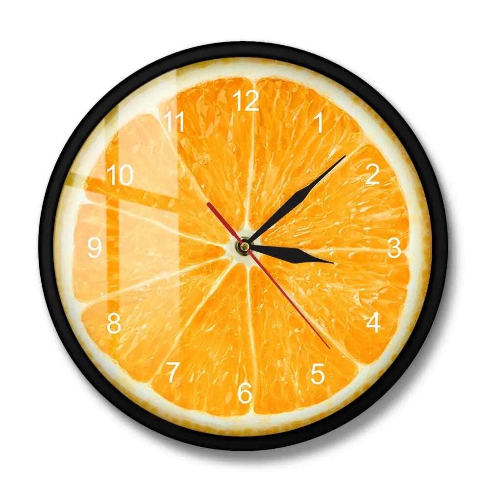 Horloge Murale Cuisine Citron - Sans cadran - Horloge Originale