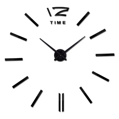 Horloge Murale Design 3D - 95 cm / Argent - Horloge Design