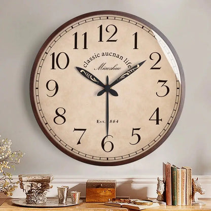 Horloge Murale Design Bois