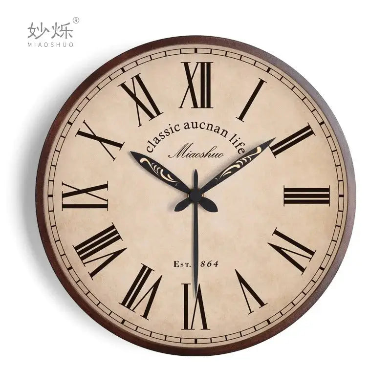 Horloge Murale Design Bois - Classique 2 / 25cm