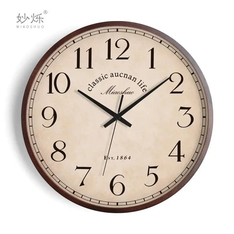 Horloge Murale Design Bois - Classique 3 / 25cm