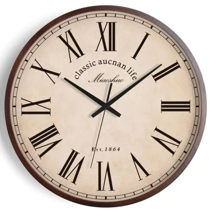 Horloge Murale Design Bois - Classique 4 / 25cm