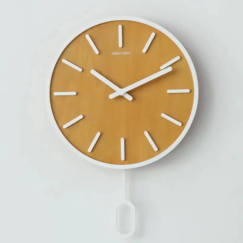 Horloge Murale Design en Bois - Bois