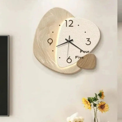 Horloge Murale Design Naturel - Style 1 / Sans led