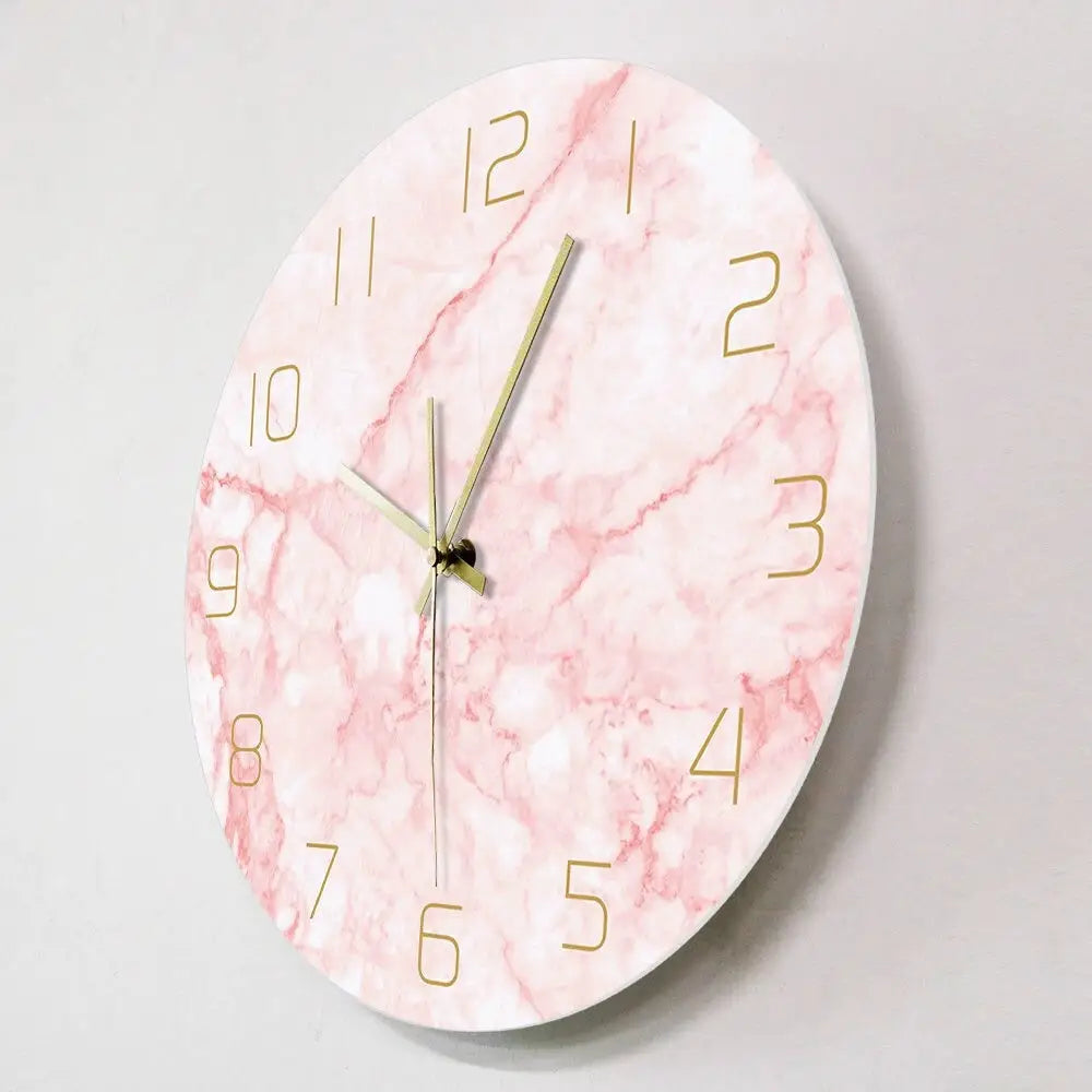 Horloge Murale Design Scandinave Rose - Horloge Design