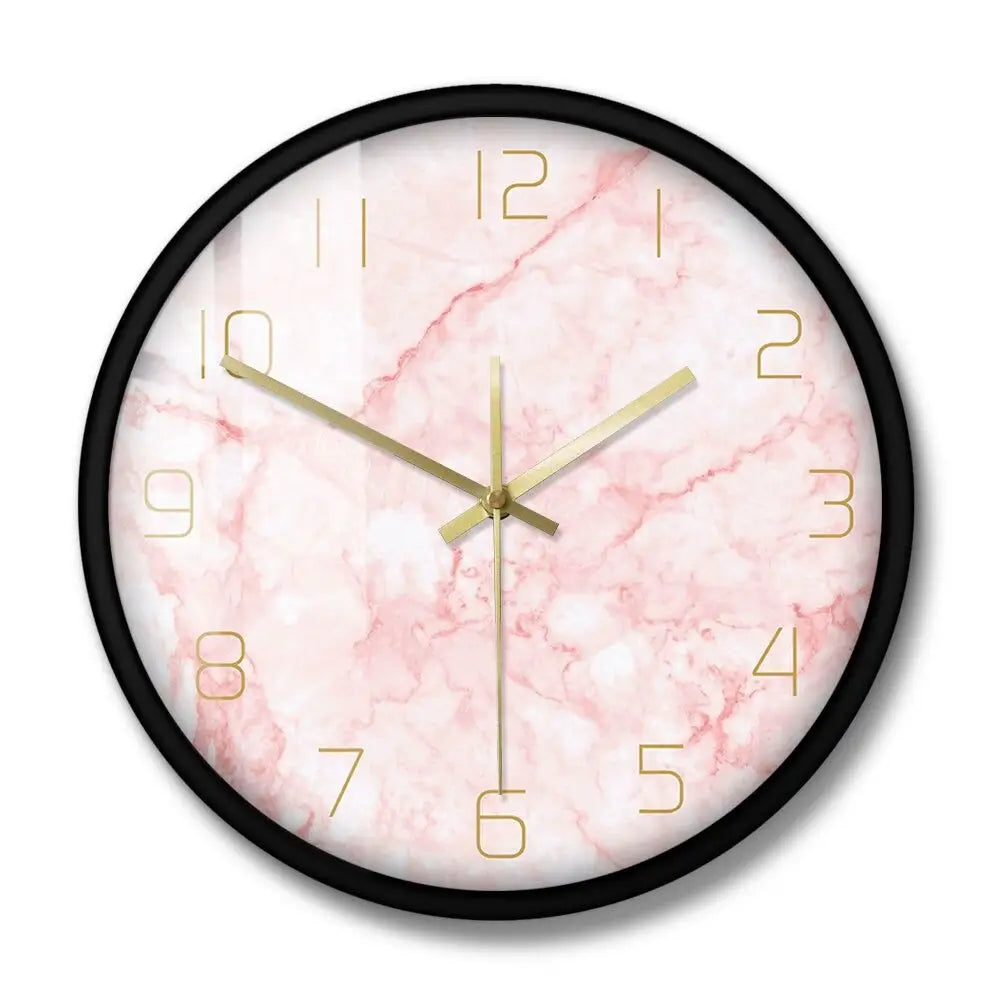 Horloge Murale Design Scandinave Rose - Horloge Design