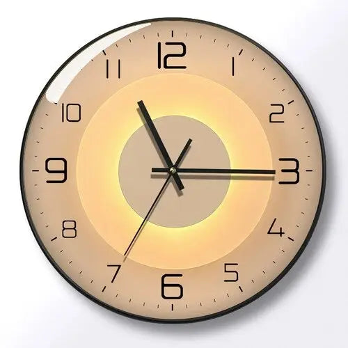 Horloge Murale Design Verre Luxueux - Horloge Design