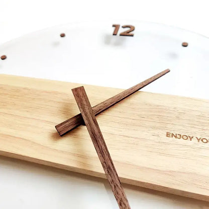 Horloge Murale Moderne | Horloge Décorative en Bois | Passeport Cases