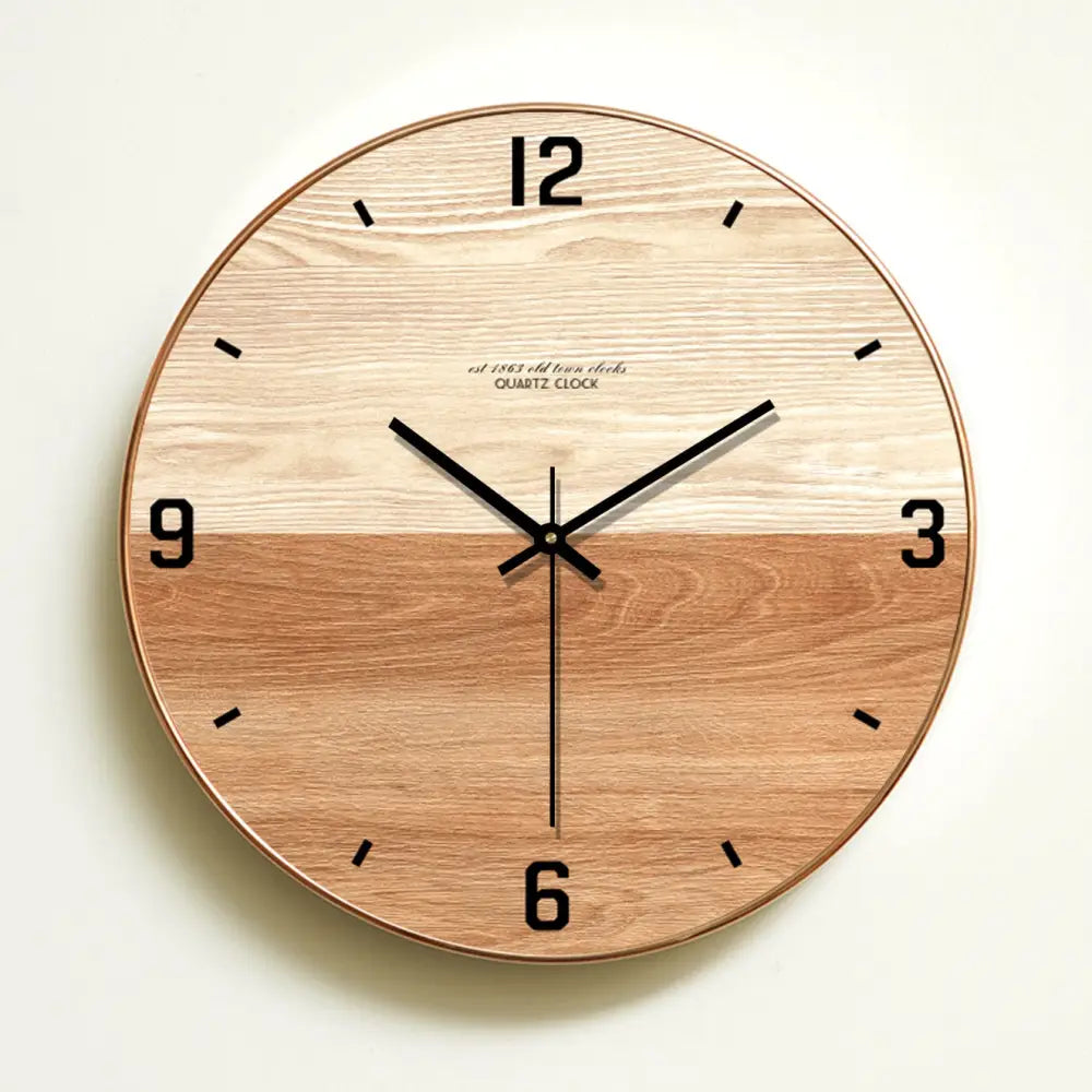 horloge murale en bois - Horloges murales