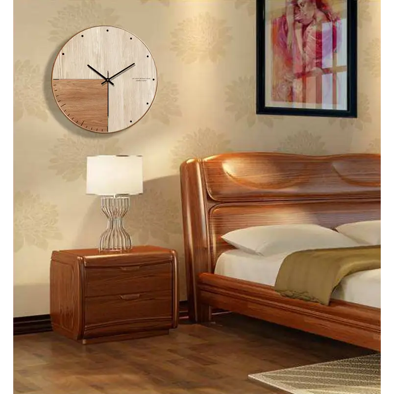 horloge murale en bois - Horloges murales