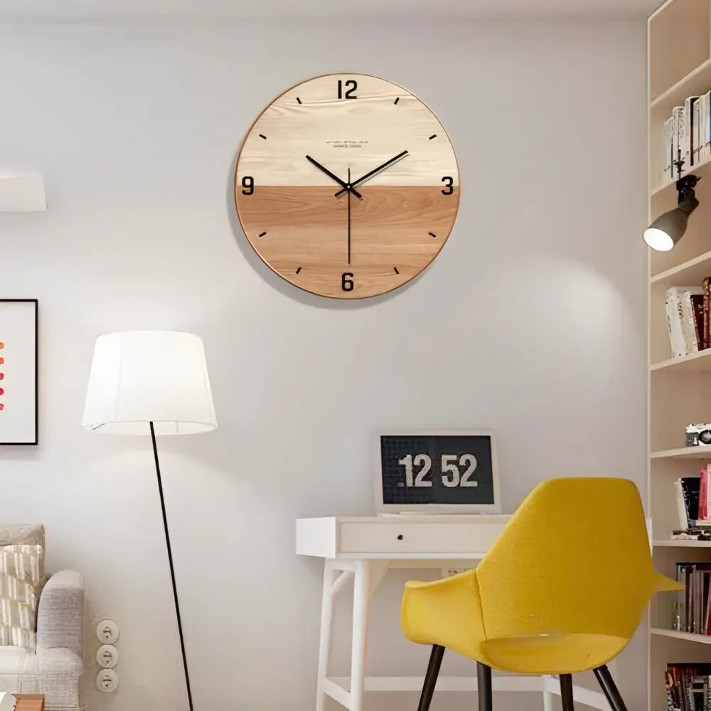 horloge murale en bois - Horloges murales