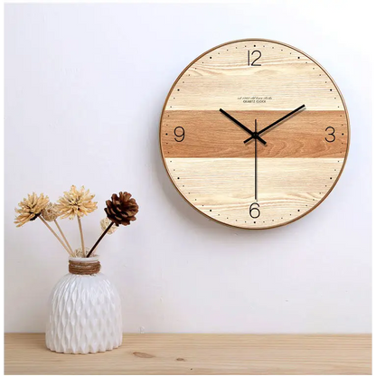 horloge murale en bois - Horloges murales