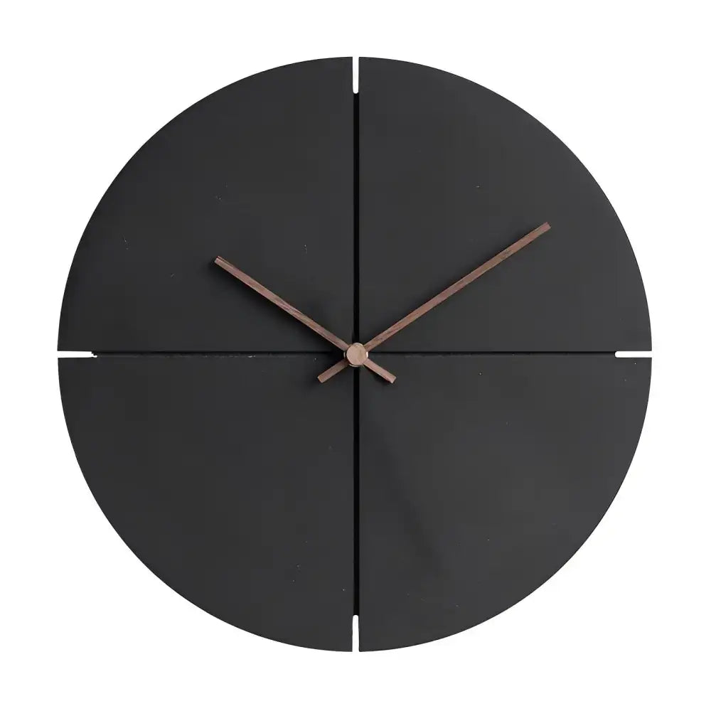 Horloge Murale en Bois Noir Bambou | Montre Bois Noir |Passeport Cases