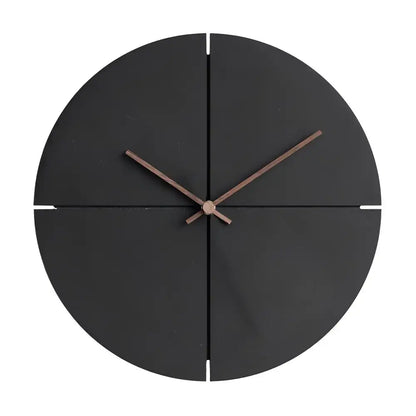 Horloge Murale en Bois Noir Bambou | Montre Bois Noir |Passeport Cases