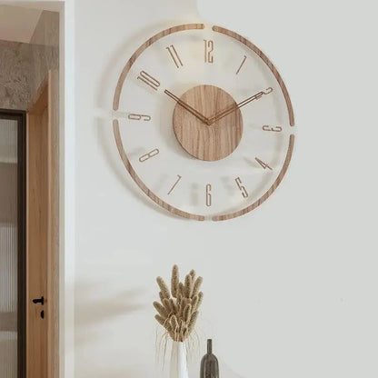 Horloge Murale en Bois - Style 1 / 30cm